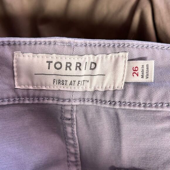 Torrid Grey Size 26 NWT Shorts Button Front - Picture 5 of 6